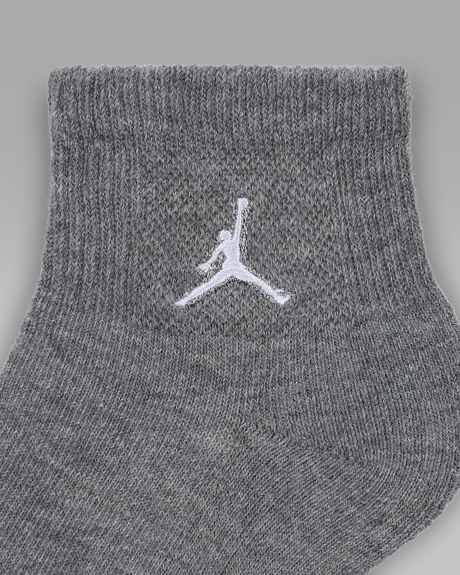 Jordan Everyday Essentials Ankle Socks (6 Pairs) Big Kids' Ankle Socks - Oxidized Green