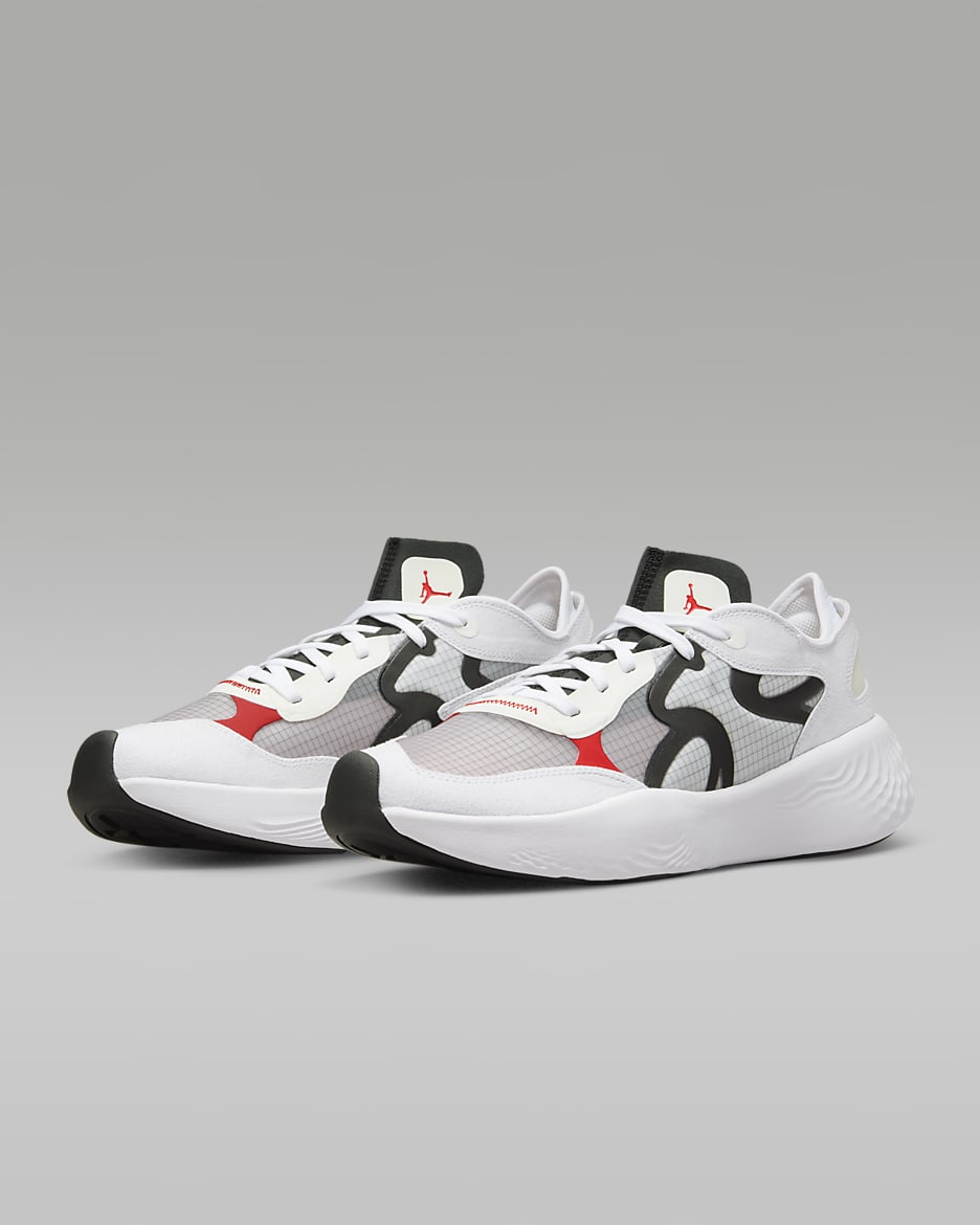 Jordan Delta 3 Low Men's Shoes - White/Black/Chile Red