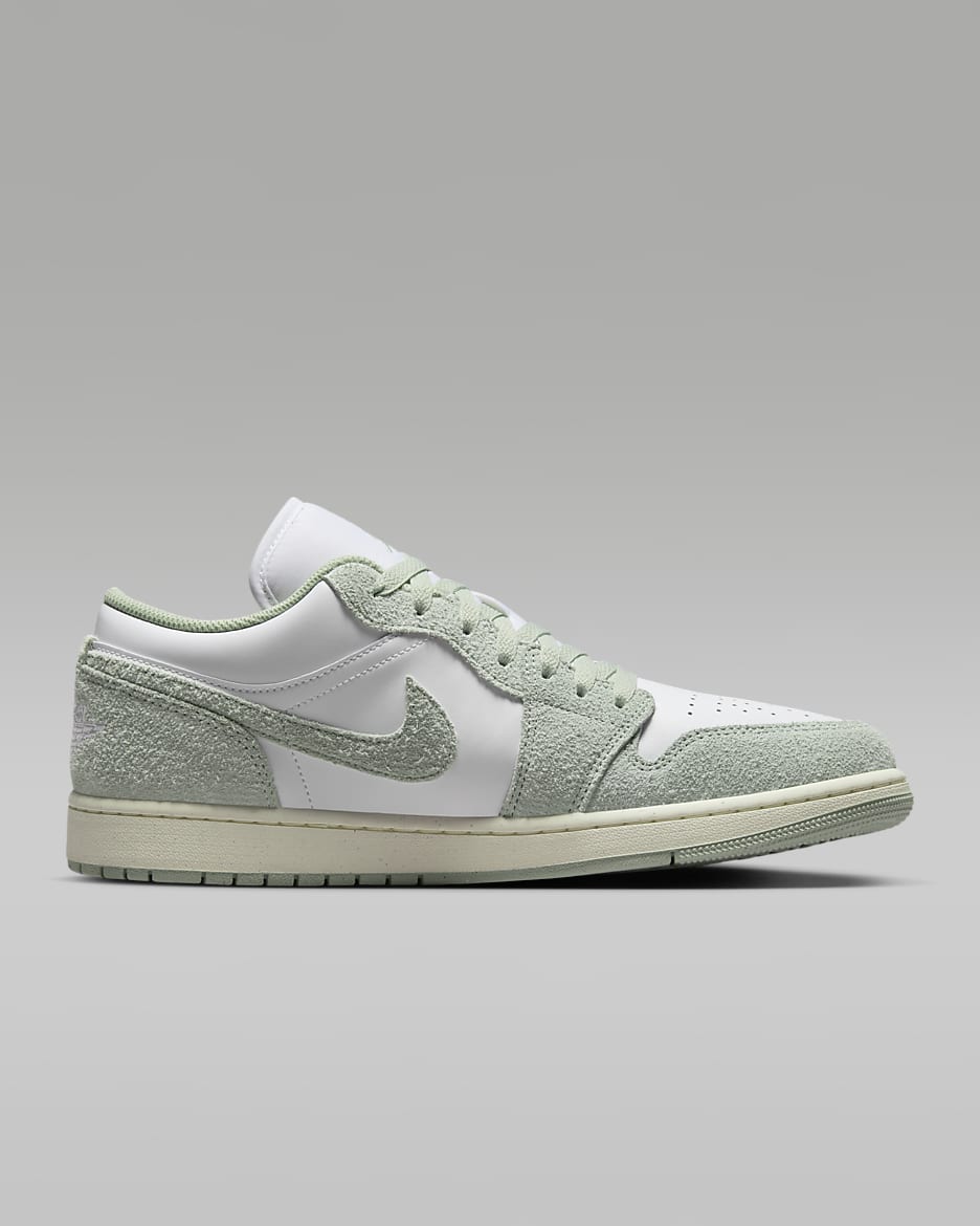 Air Jordan 1 Low SE herresko - Hvit/Sail/Seafoam