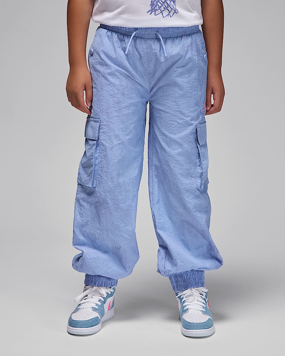 Jordan Blue Jeans and Bling Big Kids' Woven Pants - Cobalt Bliss