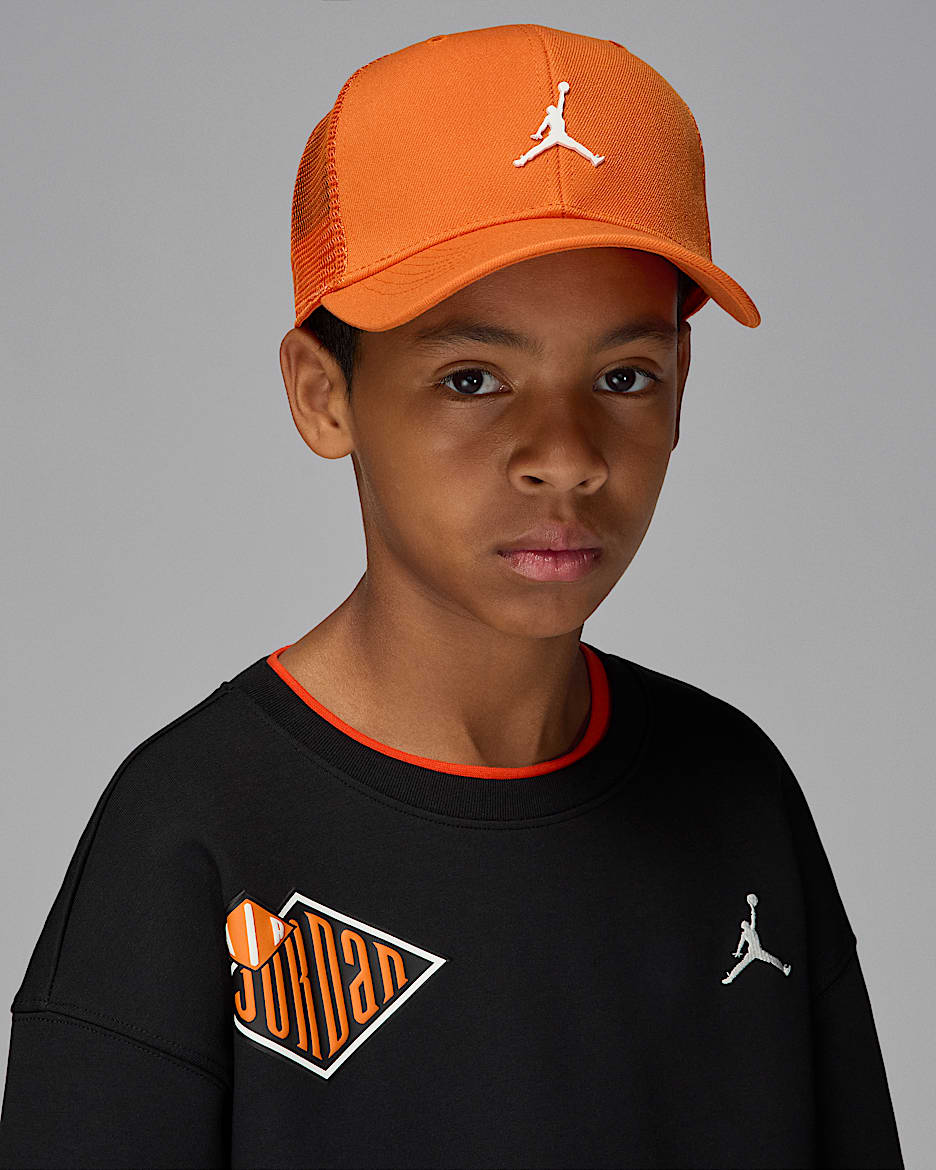 Jordan Big Kids' Metal Jumpman Trucker Hat - Starfish