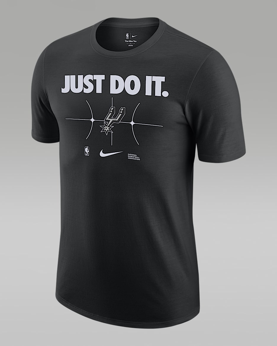 T-shirt San Antonio Spurs Essential Nike NBA – Uomo - Nero
