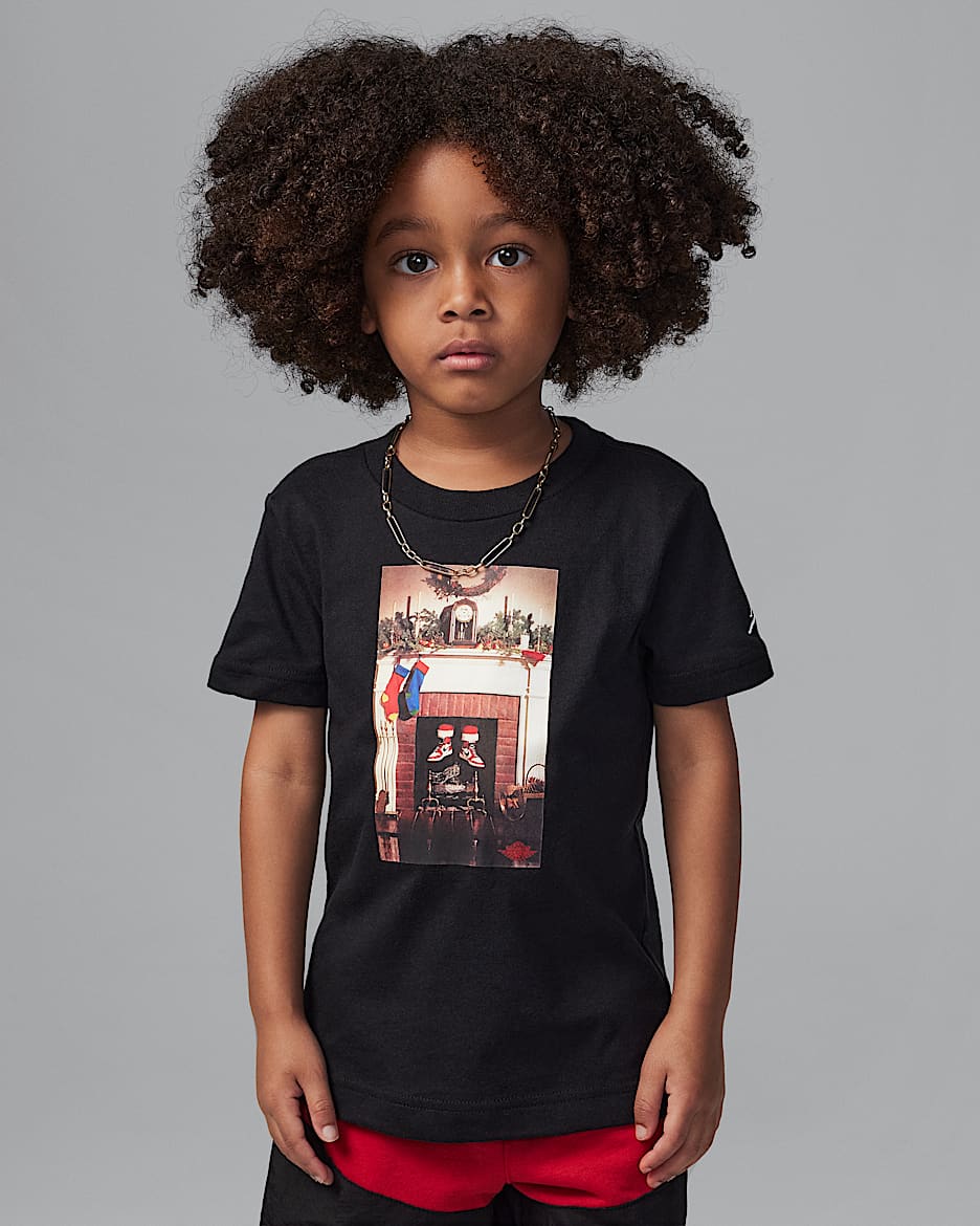 Air Jordan Toddler Short-Sleeve T-Shirt - Black