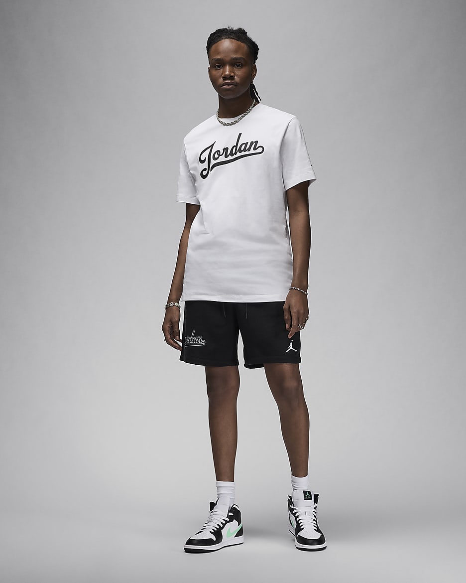 Jordan Flight MVP Men's T-Shirt - White/Black/Black