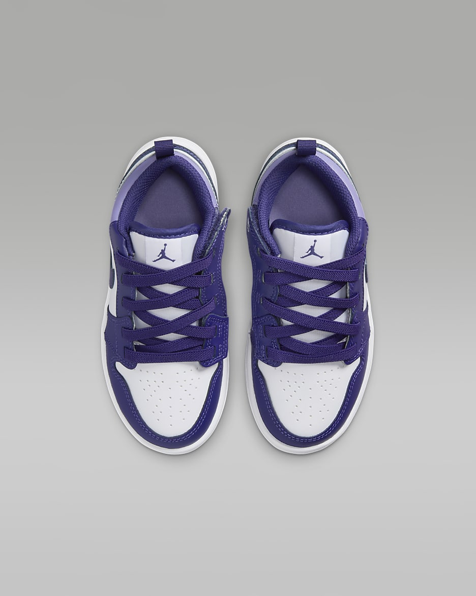 Jordan 1 低筒 Alt 小童鞋款 - Sky J Purple/白色/Sky J Light Purple