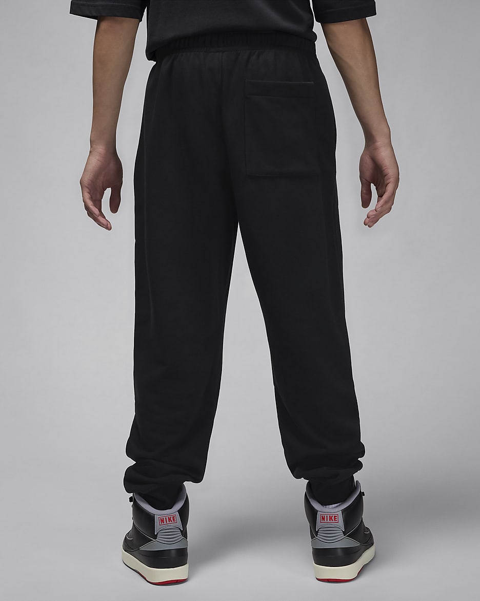 Jordan Brooklyn Fleece Men's Trousers - Black/White