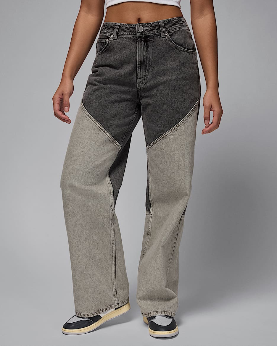 Air Jordan Women's Pants - Black/Flat Pewter