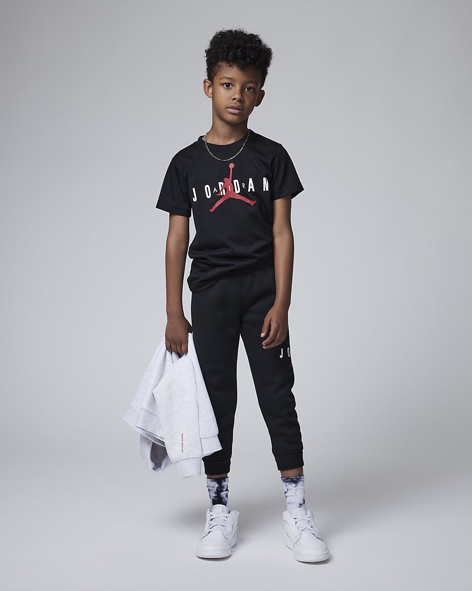 Jordan Conjunto de pantalón sostenible Jumpman - Niño/a pequeño/a - Negro