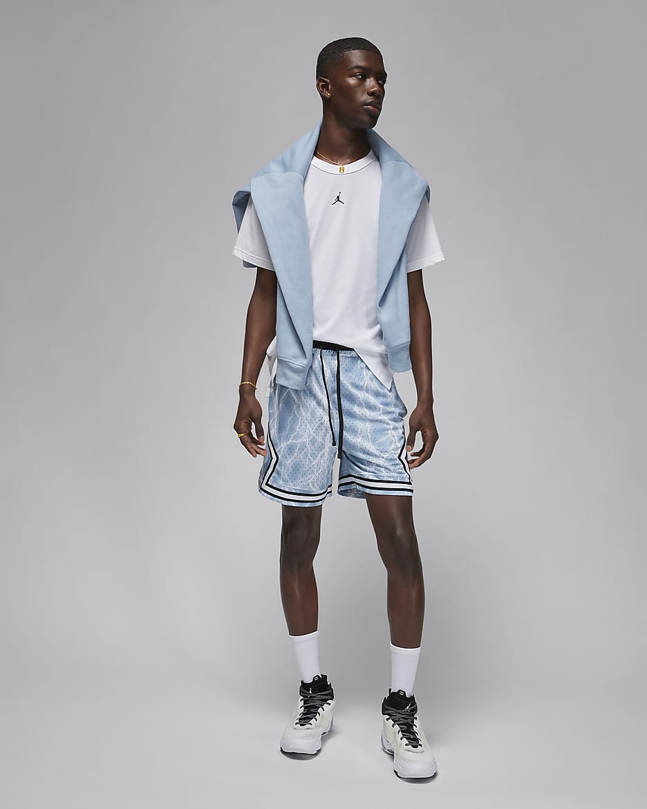 Jordan Sport Men's Dri-FIT Short-Sleeve Top - White/Black