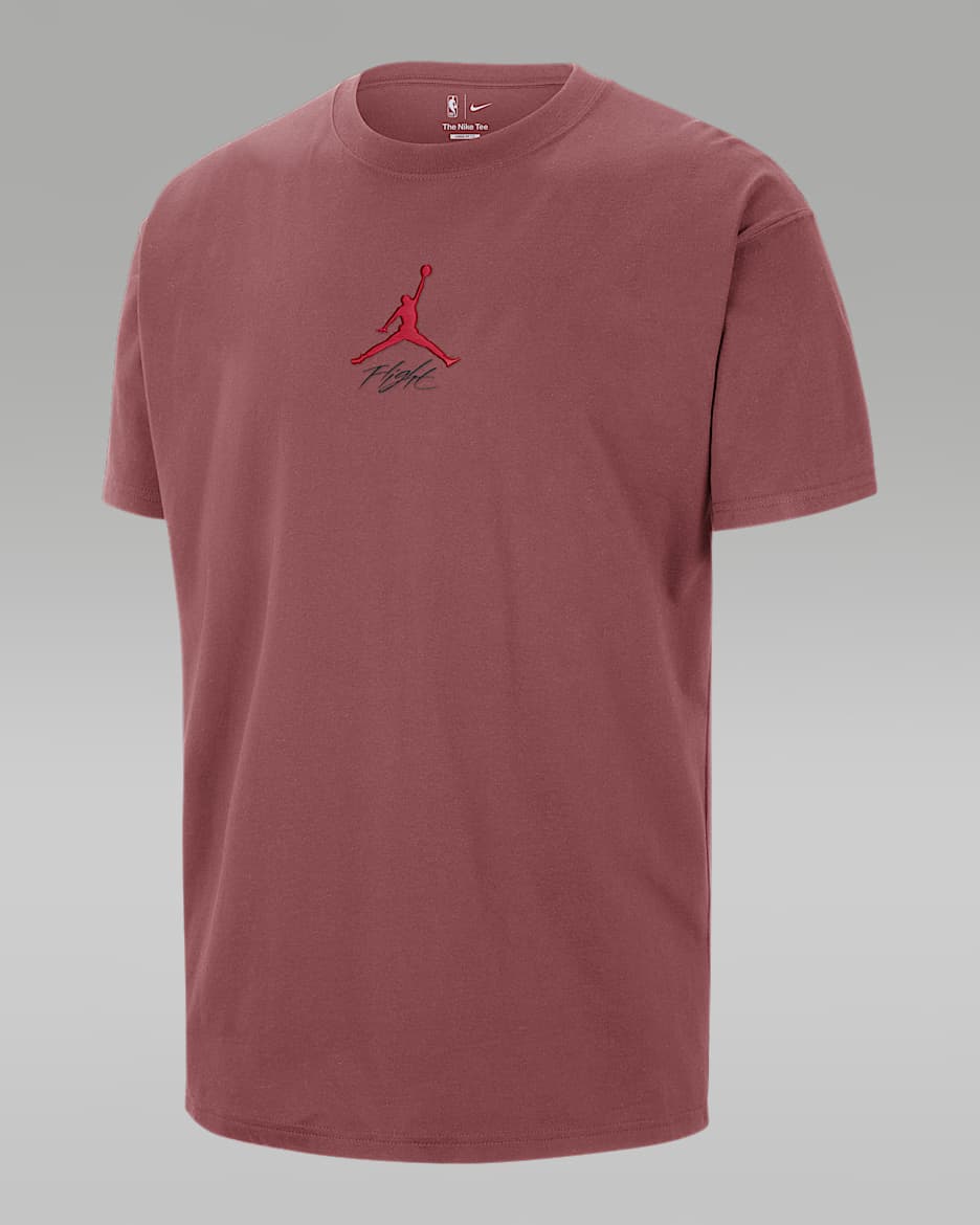 Chicago Bulls Courtside Statement Edition Men's Jordan NBA T-Shirt - Canyon Rust