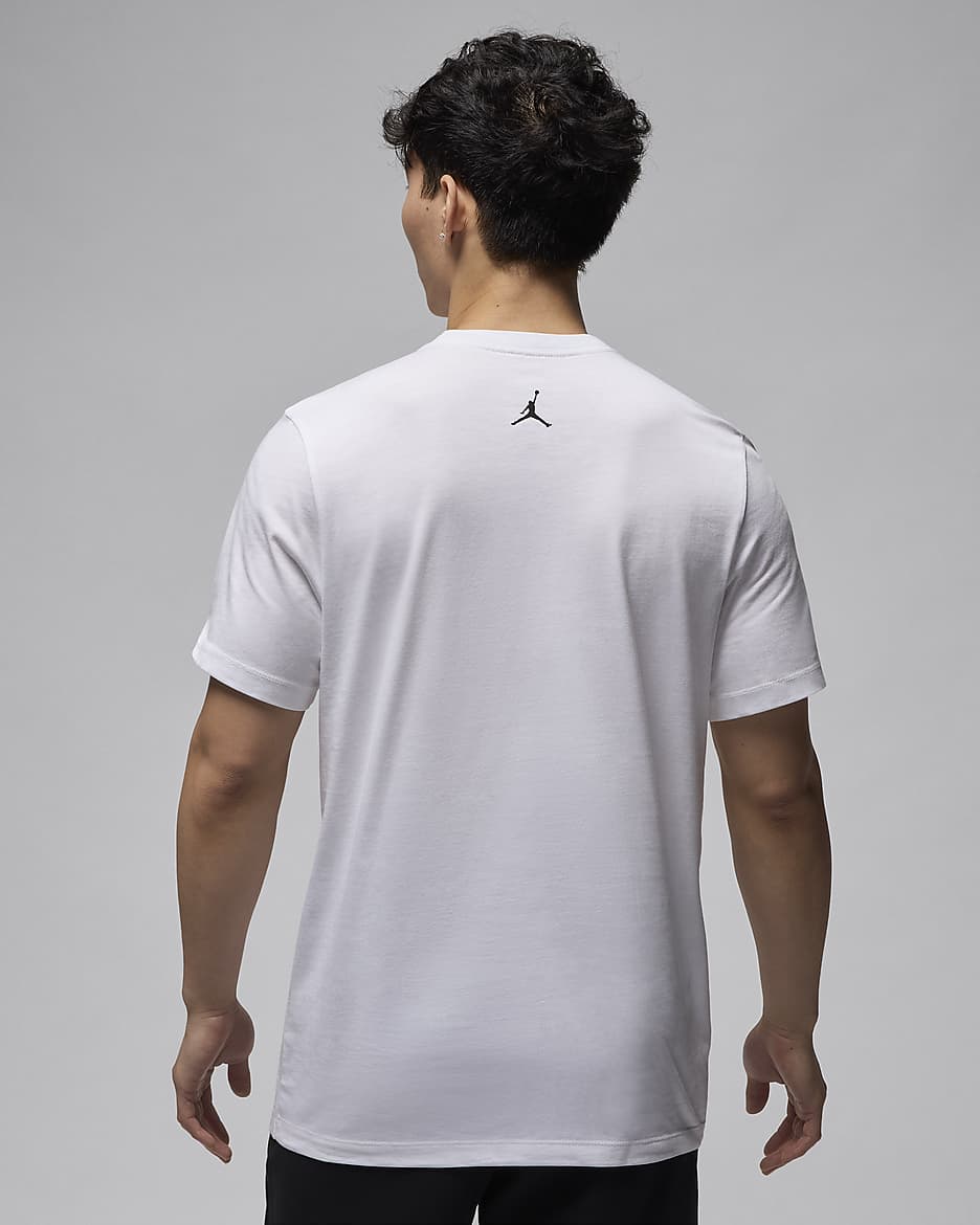 Playera Dri-FIT para hombre Jordan Sport - Blanco/Negro