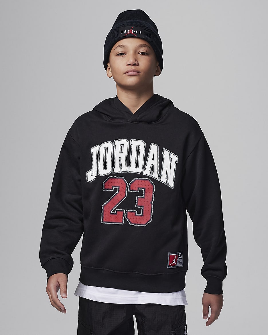 Jordan Fleece Pullover Hoodie hoodie voor kids - Zwart