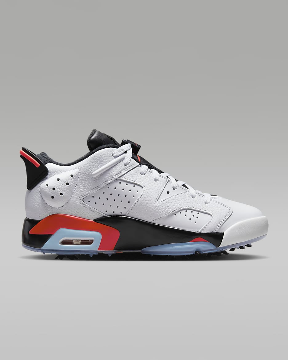 Jordan Retro 6 G Men's Golf Shoes - White/Infrared 23/Black