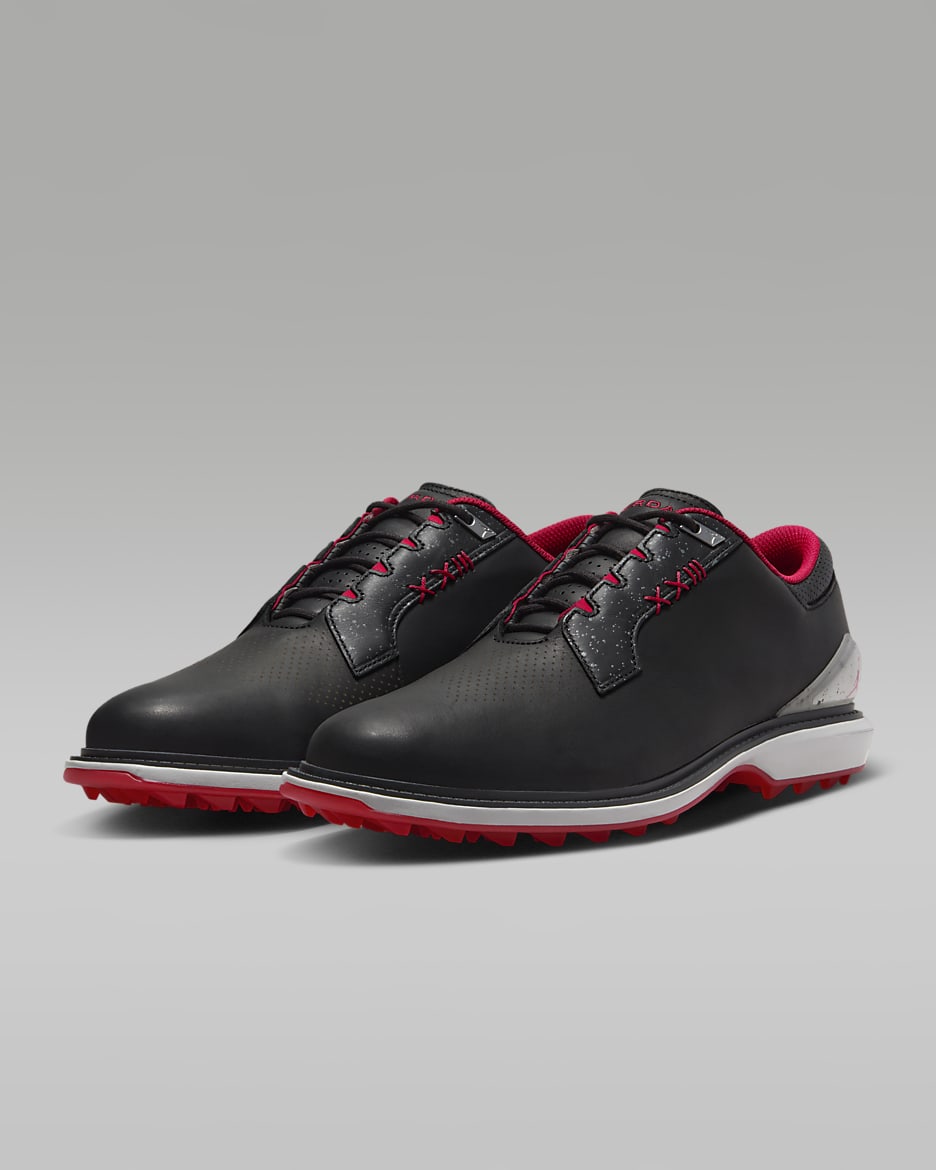 Chaussure de golf Jordan ADG 5 - Noir/Metallic Silver/Blue Tint/Fire Red