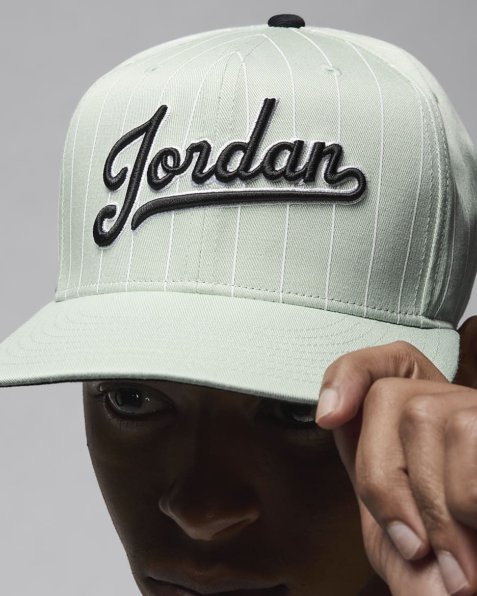 Jordan Flight MVP Pro Structured Cap - Seafoam/Black/Black