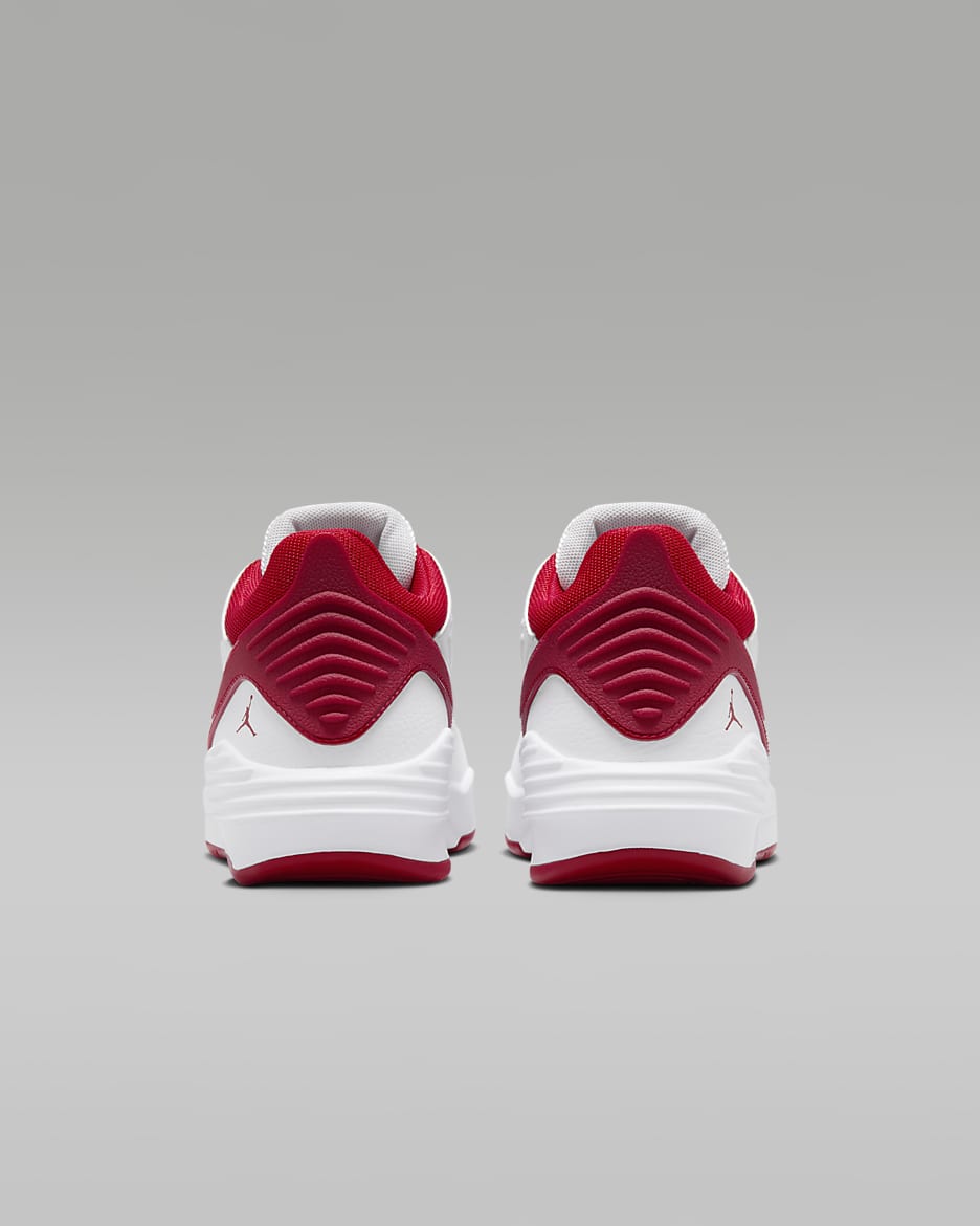Jordan Max Aura 5 Older Kids' Shoes - White/Black/Gym Red