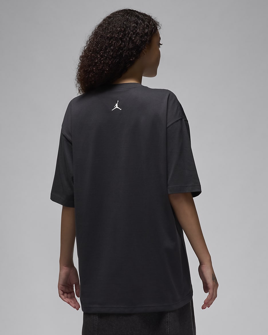 Jordan Women's Oversized Graphic T-Shirt - Off Noir