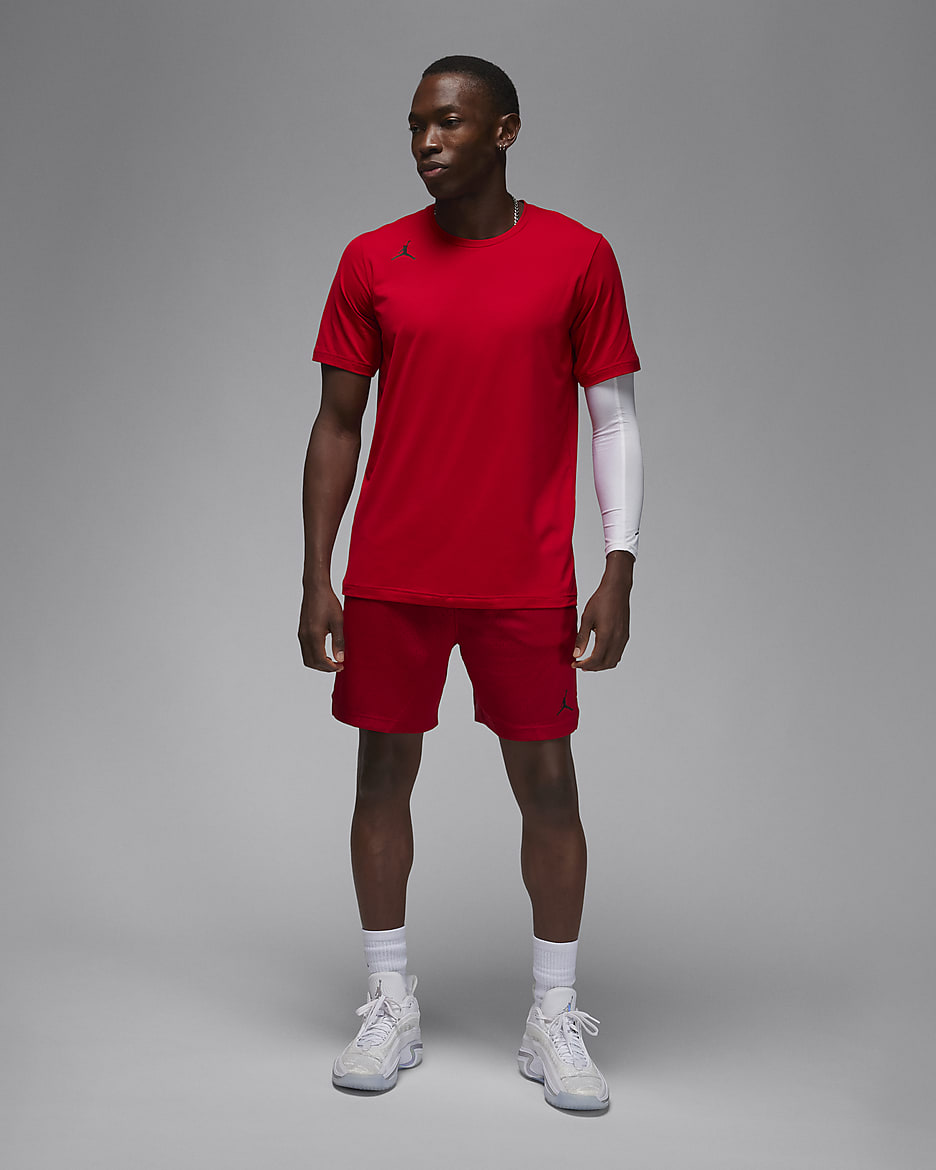 Jordan Sport Dri-FIT hálós férfi rövidnadrág - Gym Red/Fekete