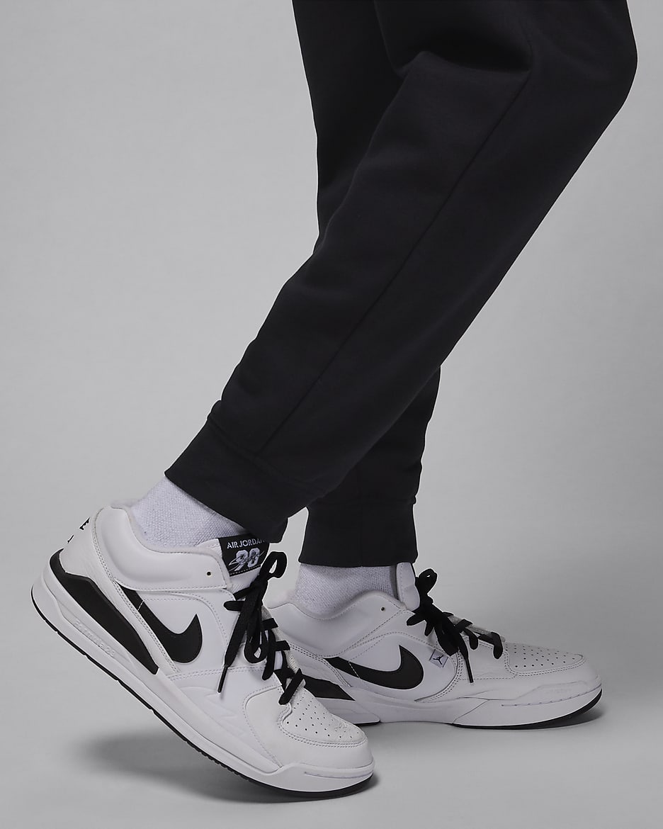 Jordan Brooklyn Fleece Men's Trousers - Black/White