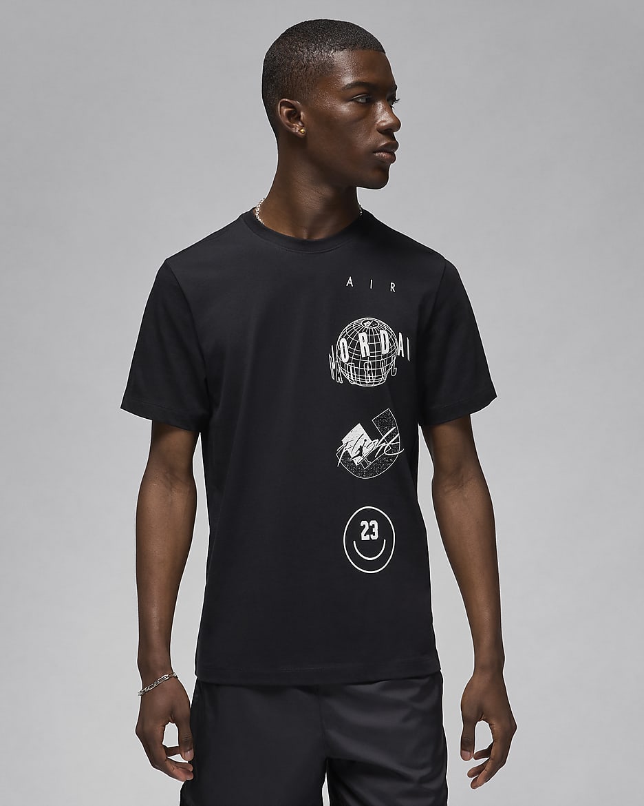 Jordan Brand Men's T-Shirt - Black/White