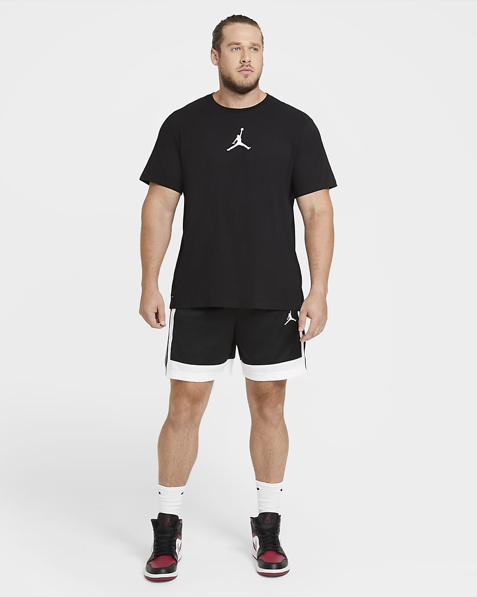 T-shirt Jordan Jumpman för män - Svart/Vit