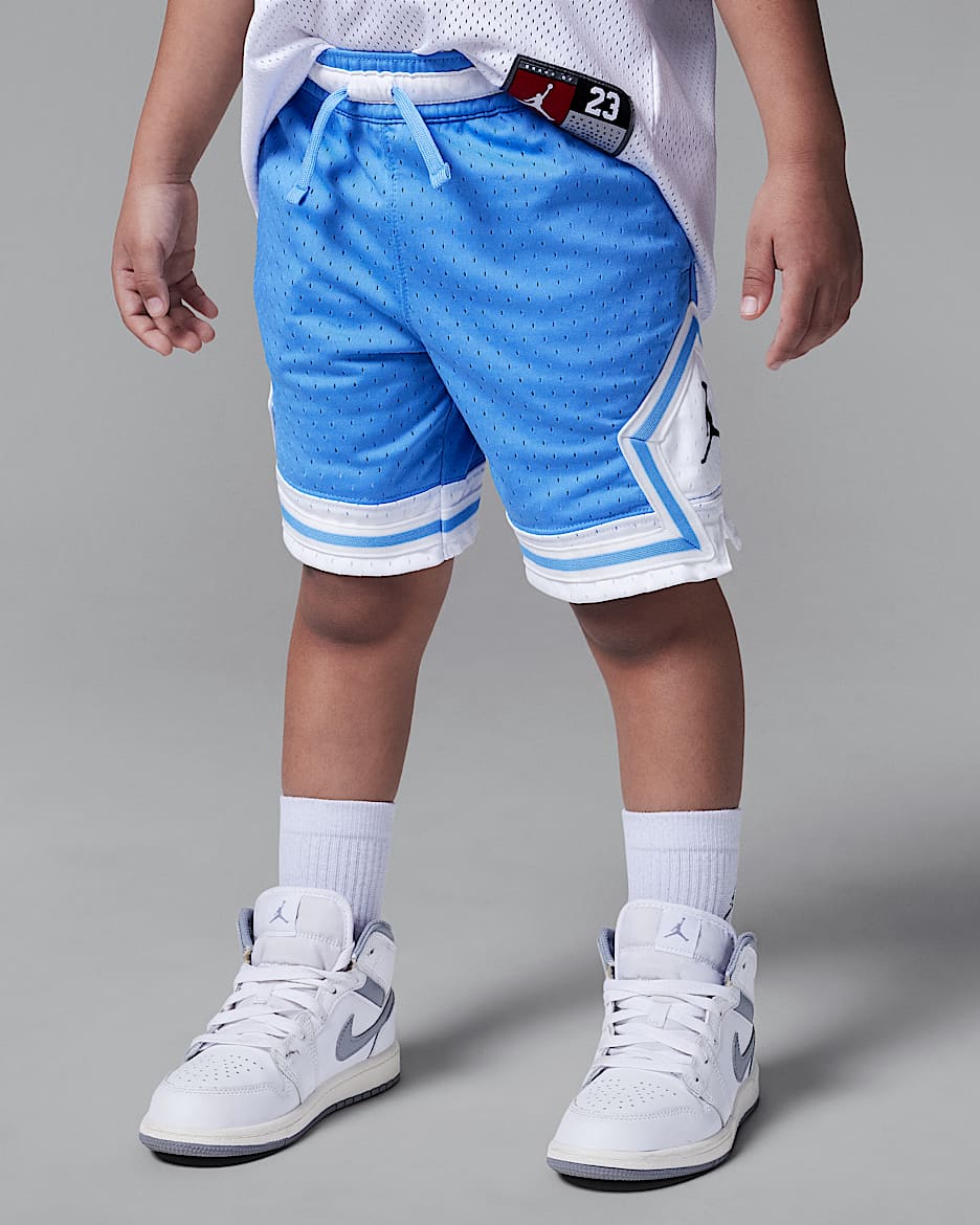 Jordan Dri-FIT Sport Shorts Diamond para niños talla pequeña - Azul leyenda