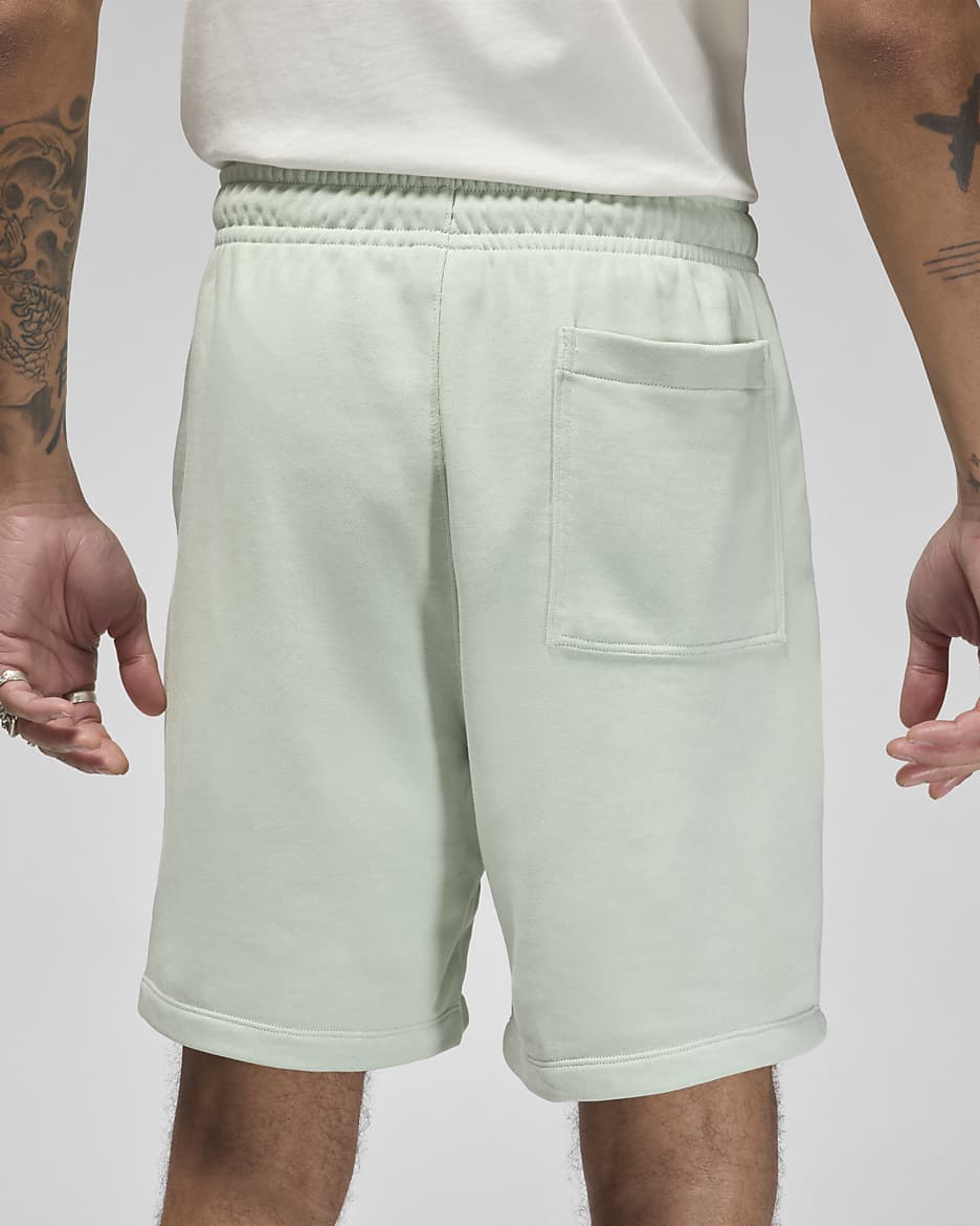 Jordan Flight MVP Men's Fleece Shorts - Seafoam/Black