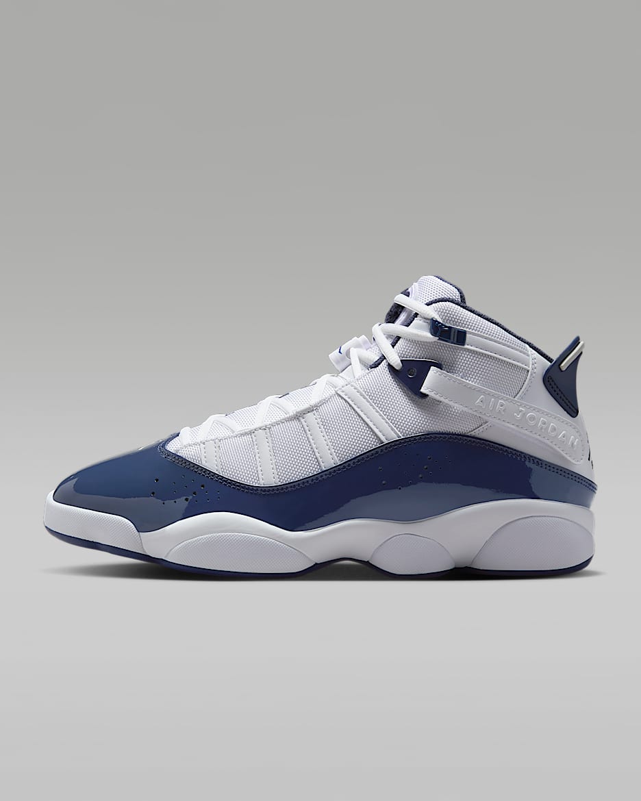 Jordan 6 Rings Men's Shoes - White/Neutral Grey/Midnight Navy