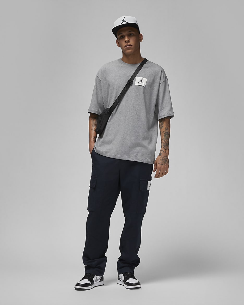 T-shirt oversize Jordan Flight Essentials – Uomo - Carbon Heather