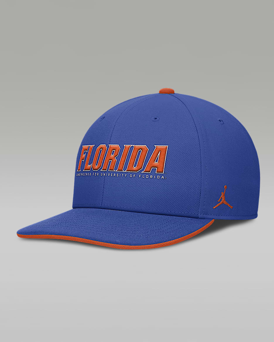 Gorra universitaria marca Jordan Dri-FIT ajustable para hombre Florida On-Field Club - Royal