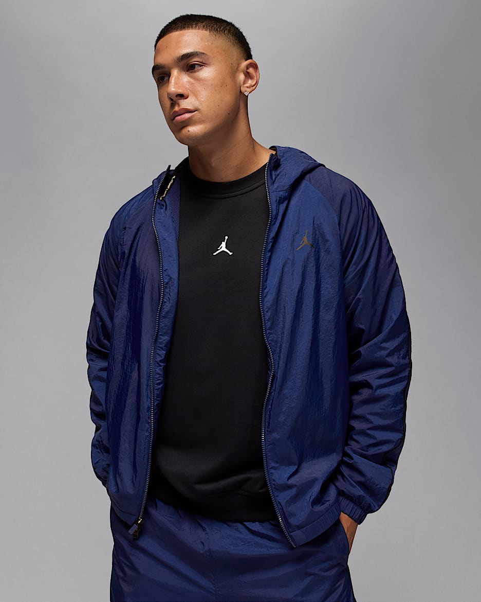 Jordan Sport Classic Men's Hooded Jacket - Blue Void/Black