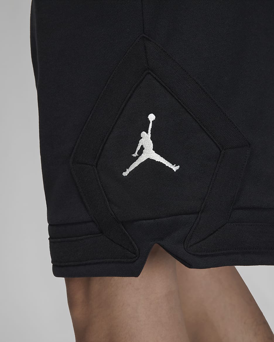 Shorts para hombre Jordan Flight Fleece - Negro/Vela