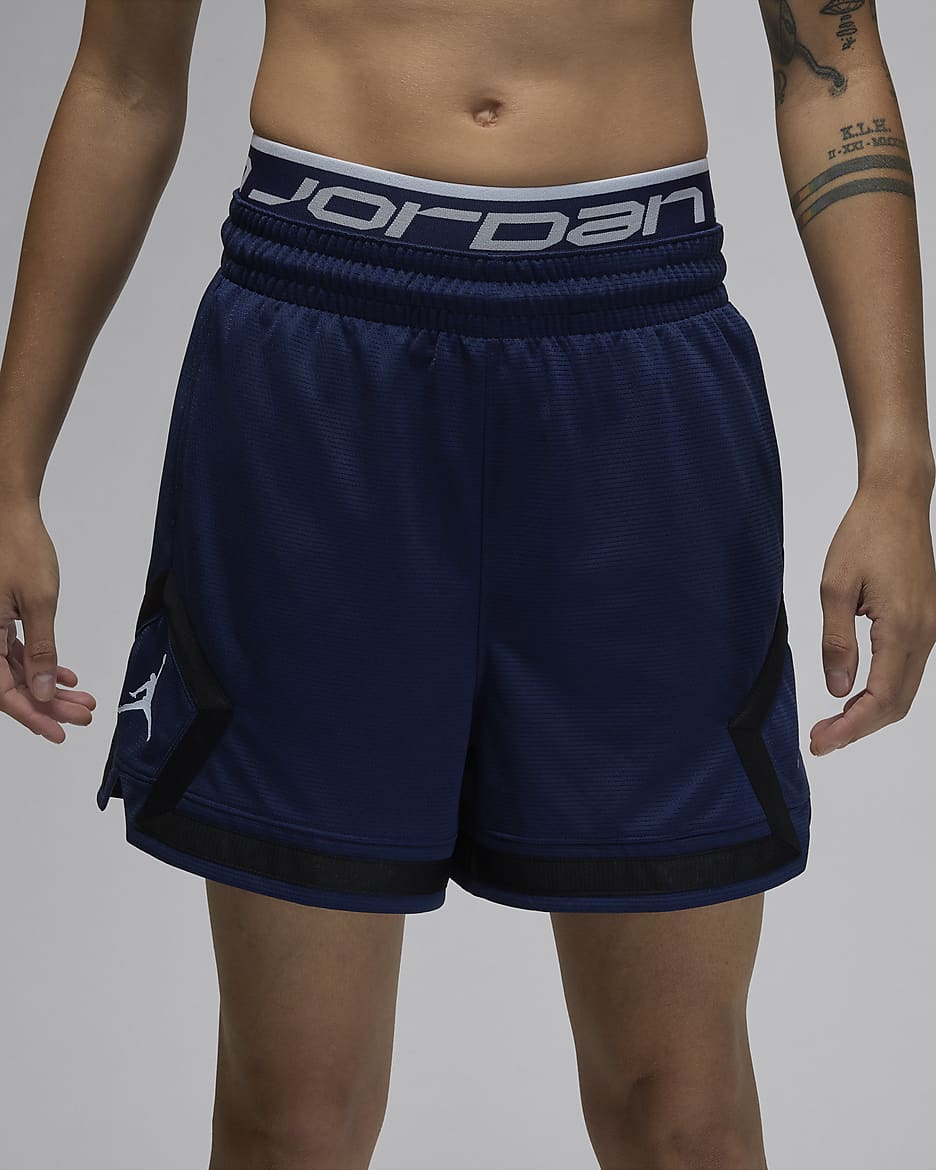 Jordan Sport Women's 10cm (approx.) Diamond Shorts - Midnight Navy/Midnight Navy/Black/Football Grey