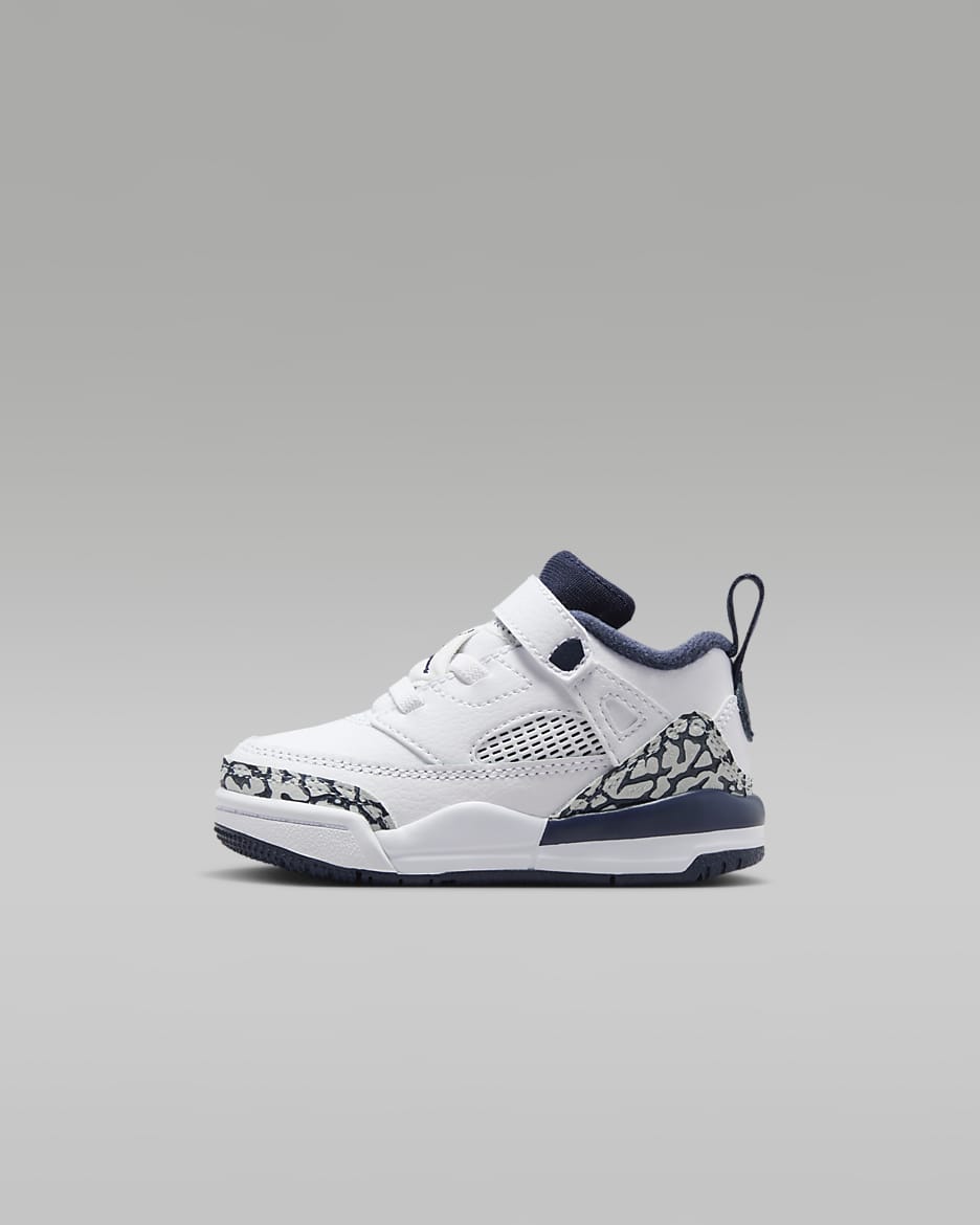 Jordan Spizike Low Baby/Toddler Shoes - White/Pure Platinum/Obsidian
