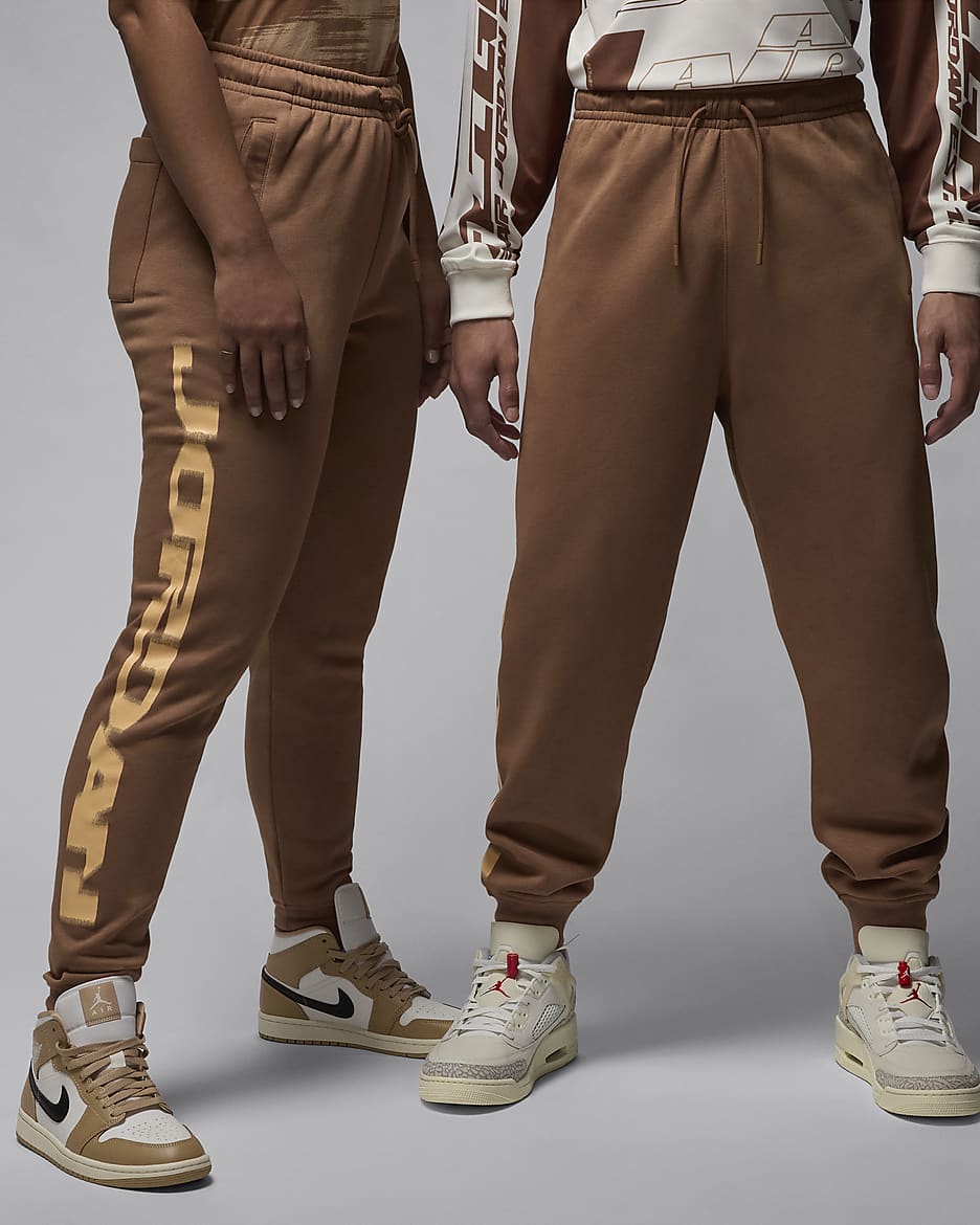 Pantalon en tissu Fleece Jordan MVP pour homme - Archaeo Brown/Orange Chalk/Orange Chalk