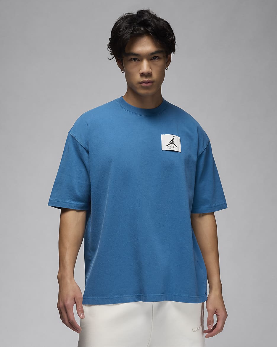 ジョーダン フライト エッセンシャル メンズ オーバーサイズド Tシャツ - インダストリアルブルー