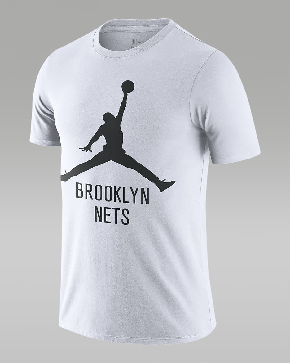 Brooklyn Nets Essential Men's Jordan NBA T-Shirt - White