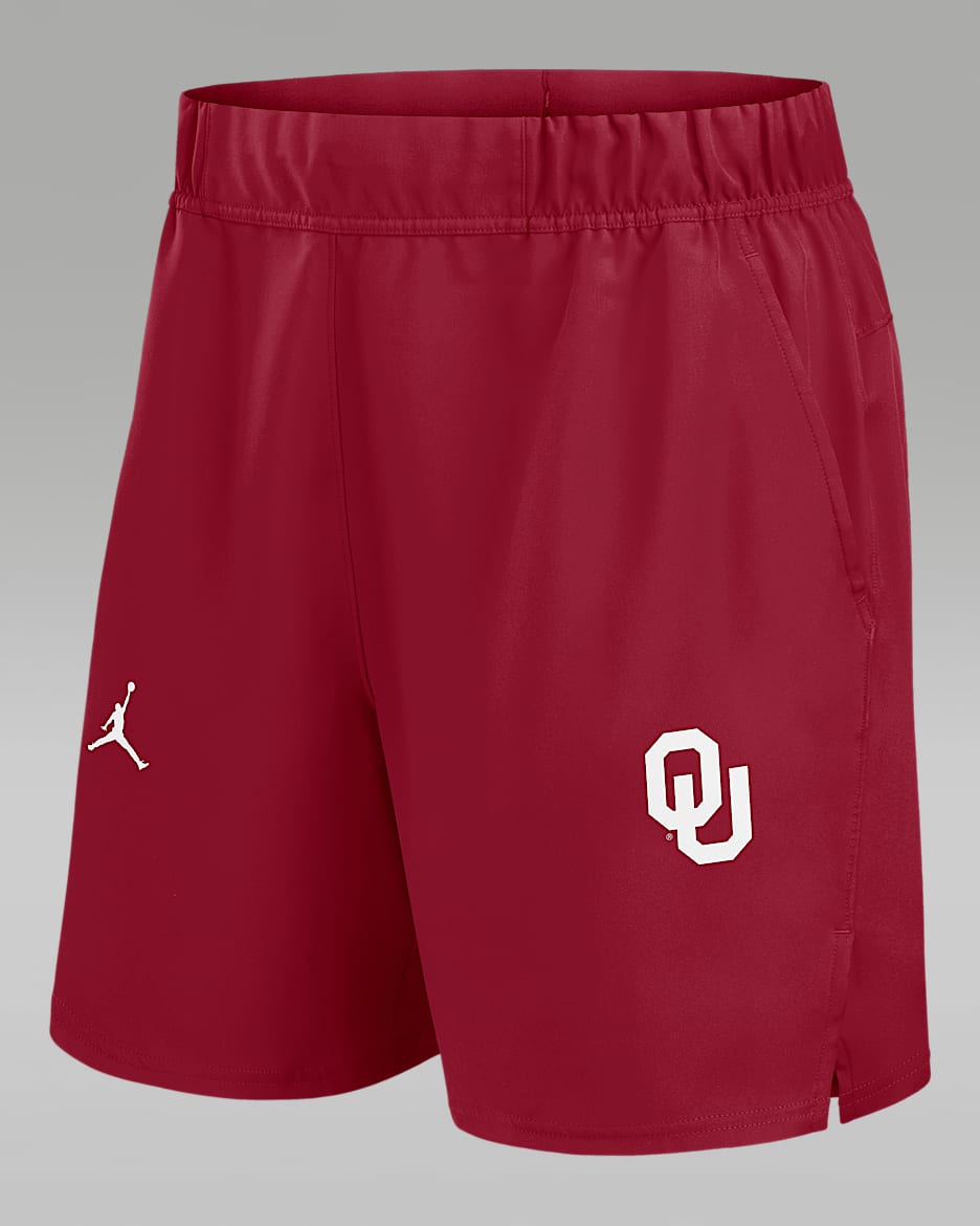 Oklahoma Primetime Victory Men’s Jordan Brand Dri-FIT College Shorts - Crimson