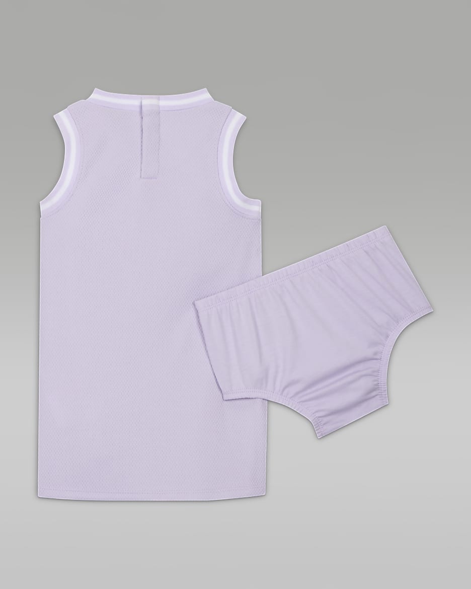 Vestido para bebé (12 a 24 meses) Jordan 23 - Escarcha violeta
