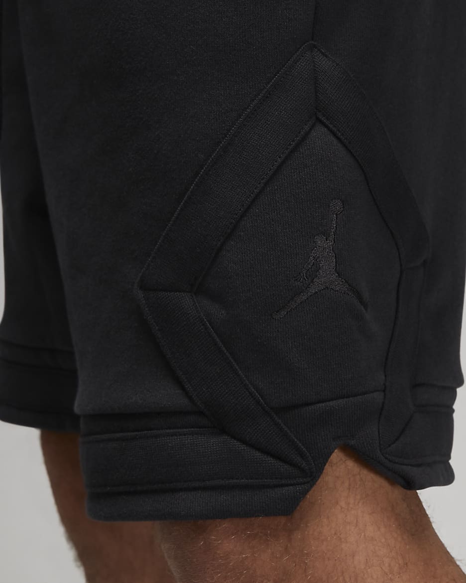 Jordan Flight Fleece Men's Shorts - Black/Black