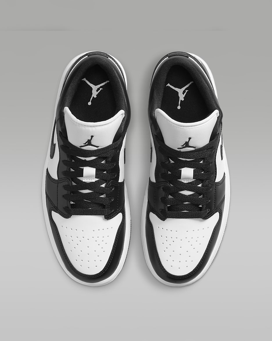 Chaussure Air Jordan 1 Low pour Femme - Blanc/Blanc/Noir