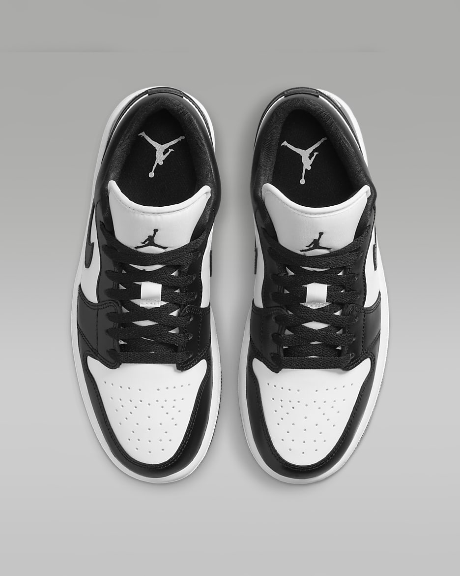 Buty damskie Air Jordan 1 Low - Biel/Biel/Czerń