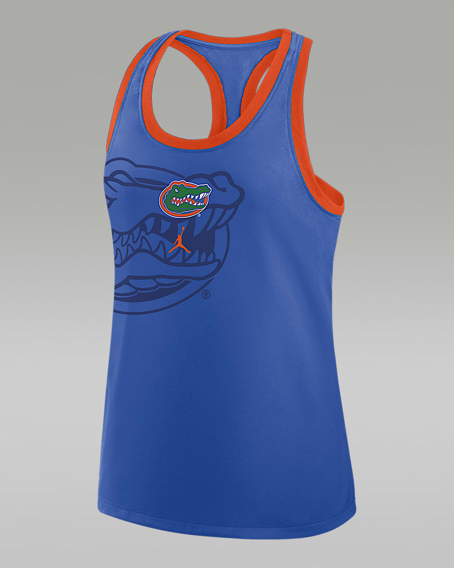 Florida Primetime Shadow Women's Jordan Brand College Racerback Tank Top - Royal