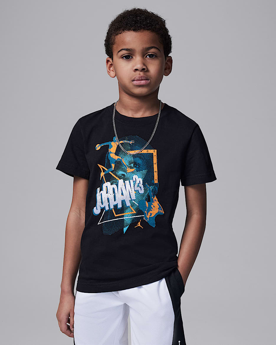 Jordan Little Kids' 3Peat T-Shirt - Black