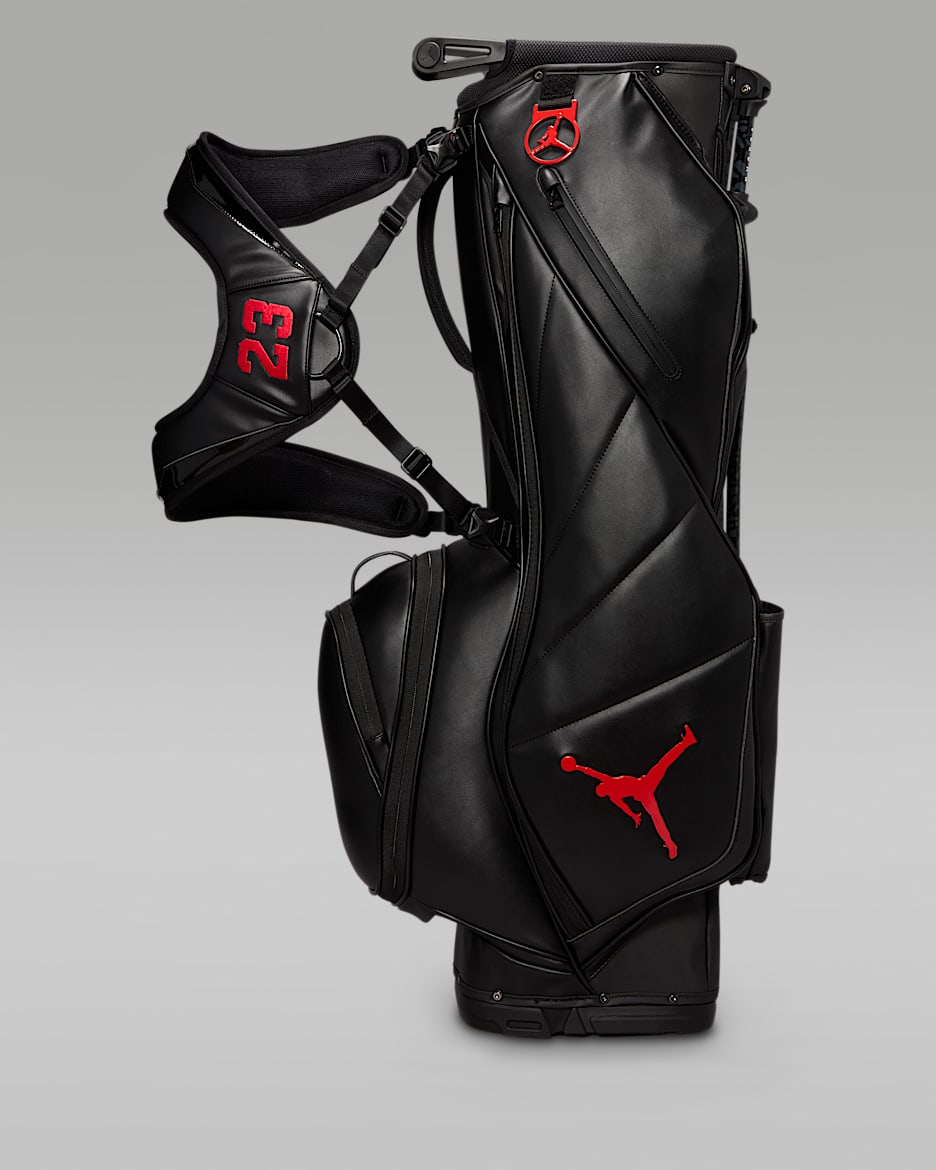 Jordan Fade Away 6-Wege-Golftasche - Schwarz/Anthracite/University Red