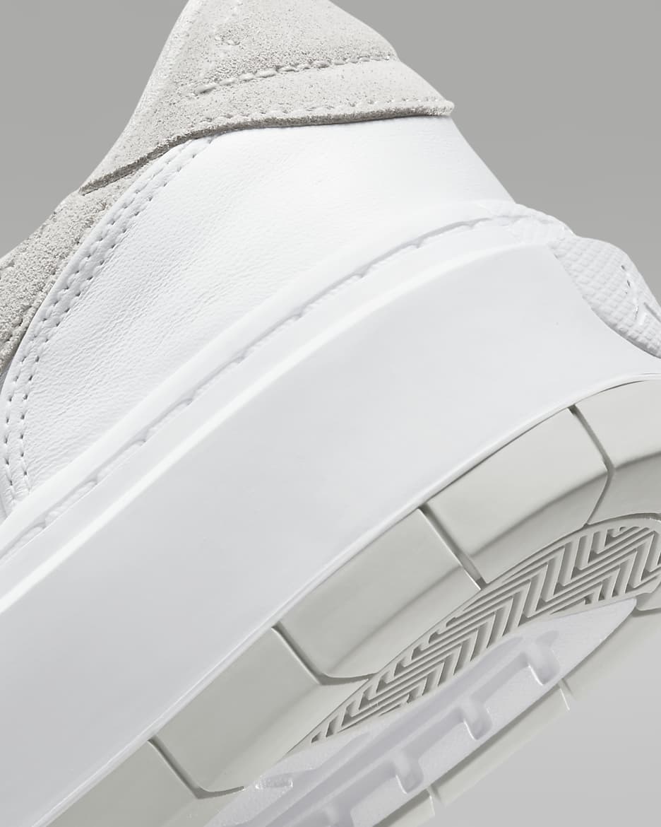Air Jordan 1 Elevate Low Women's Shoes - White/White/Neutral Grey