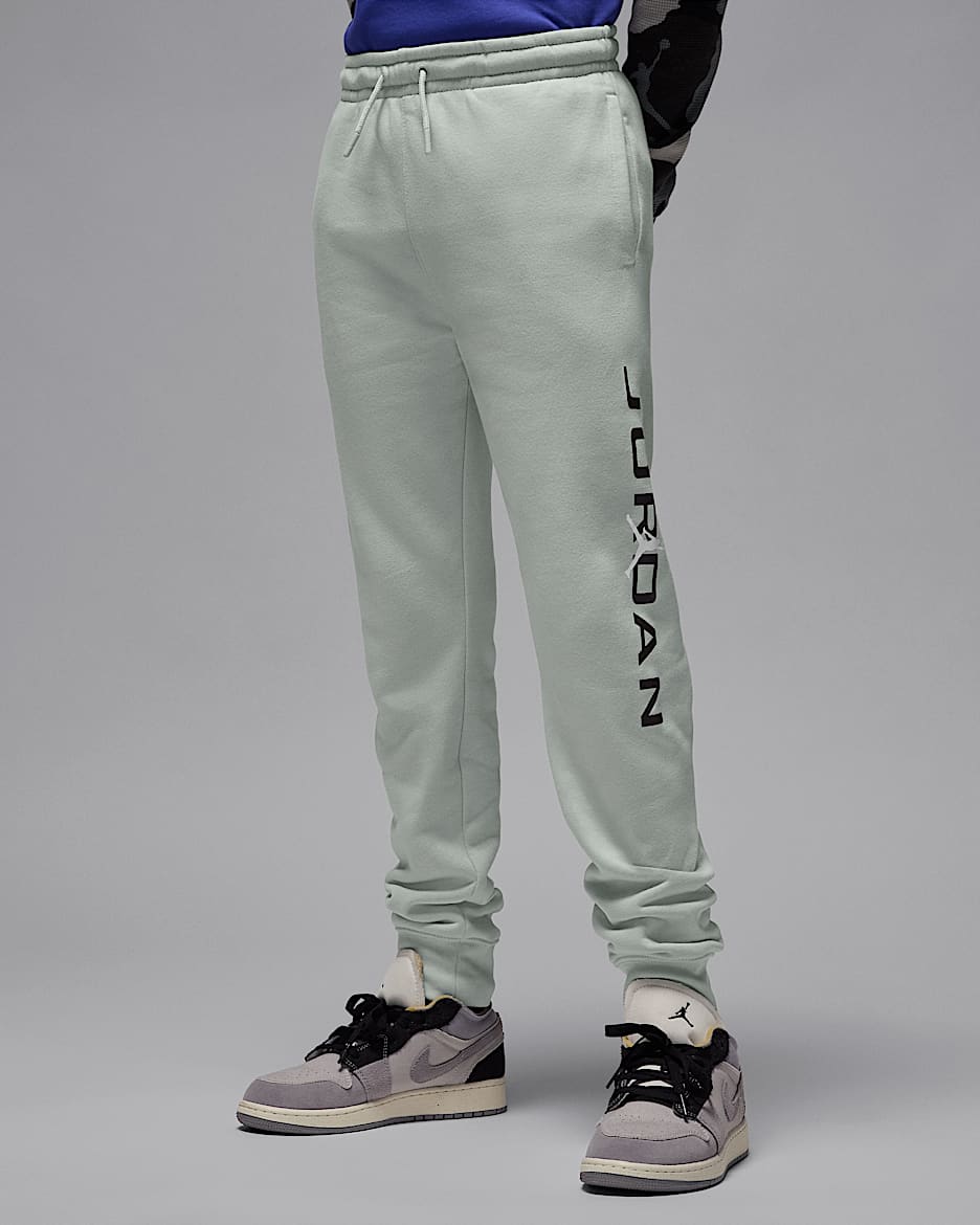 Fleecebyxor Jordan Baseline för ungdom - Light Silver