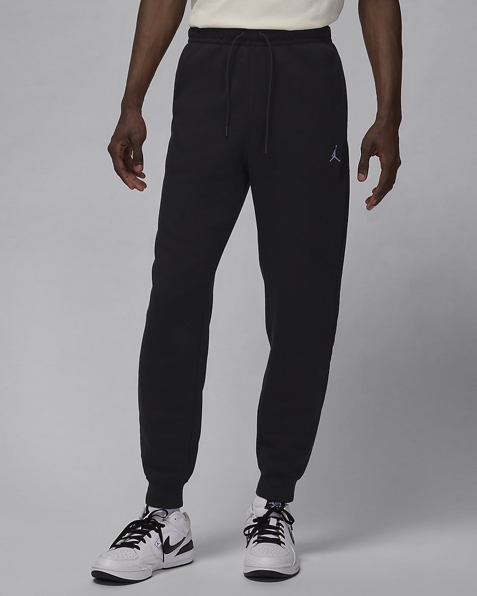 Jordan Brooklyn Fleece Men's Trousers - Black/White