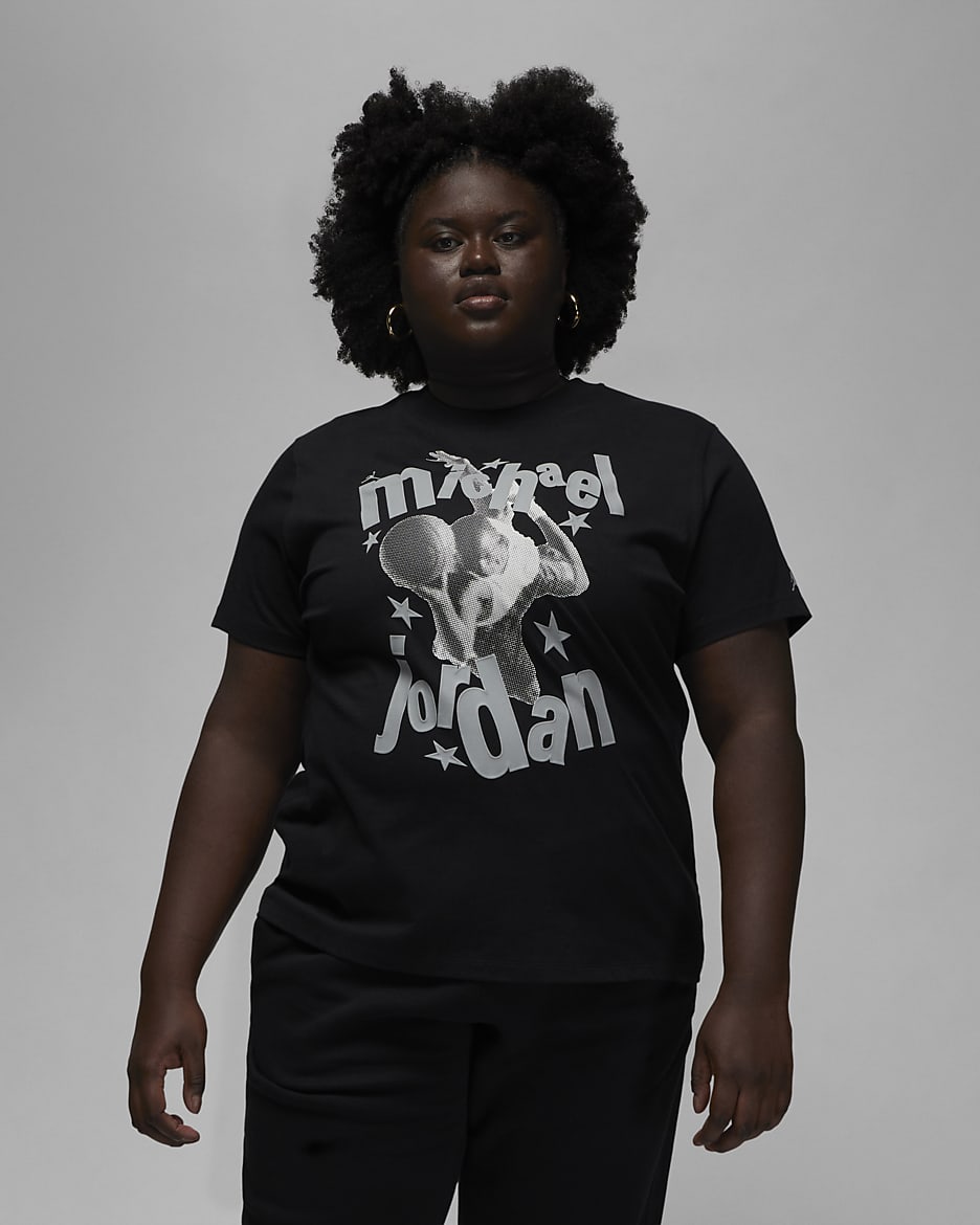 Jordan (Her)itage Women's T-Shirt (Plus Size) - Black