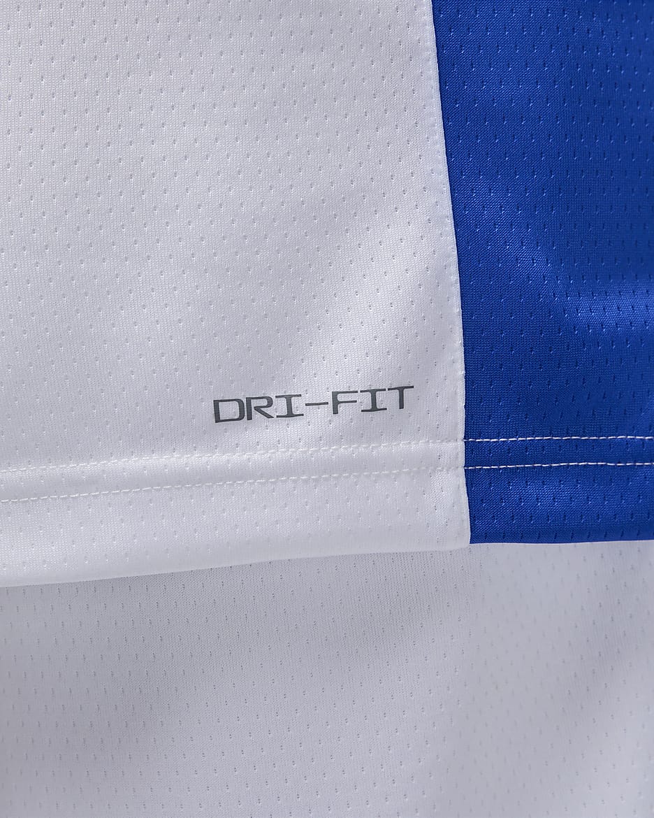 Jersey France Limited Home Jordan Basketball för män - Vit/Hyper Royal